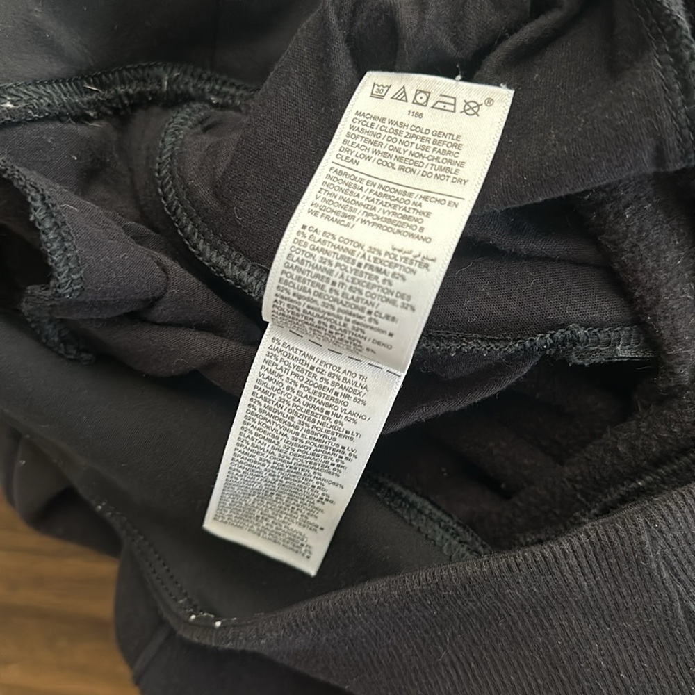 Athleta retro plush straight leg black sweatpants small - Picture 9 of 14